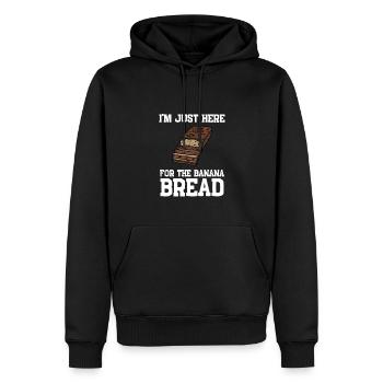Banana Pudding Banana Bread Fruit Dessert Cooking - Männer Premium Bio Hoodie - Schwarz - Vorne - Nico (187cm)