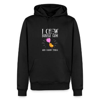 Bubble Gum Gumball Sweet Candy Machine Bubblegum - Sweat à capuche Premium bio Homme - noir - Devant - Nico (187cm)