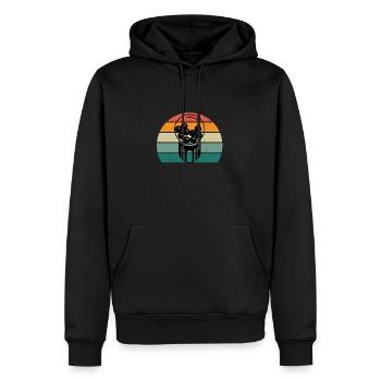 Bubble Gum Gumball Sweet Candy Machine Bubblegum - Sweat à capuche Premium bio Homme - noir - Devant - Nico (187cm)