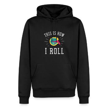 Bubble Gum Gumball Sweet Candy Machine Bubblegum - Sweat à capuche Premium bio Homme - noir - Devant - Nico (187cm)