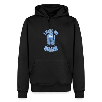 Jelly Fish Medusozoa Marine Biologist Ocean - Men’s Premium Organic Hoodie - black - Front - Nico (187cm)