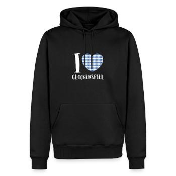 Vibraphone Mom Marimba Ninja And Mallet - Männer Premium Bio Hoodie - Schwarz - Vorne - Nico (187cm)