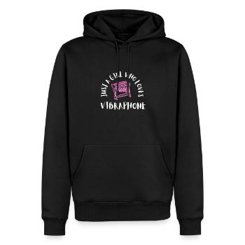 Vibraphone Mom Marimba Ninja And Mallet - Männer Premium Bio Hoodie - Schwarz - Vorne - Nico (187cm)