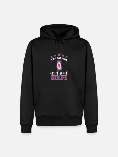 Organic Grape Juice Bottles - Men’s Premium Organic Hoodie - black