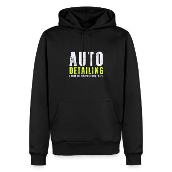 Mobile Car Polisher Waxer Interior Car Detailer - Männer Premium Bio Hoodie - Schwarz - Vorne - Nico (187cm)