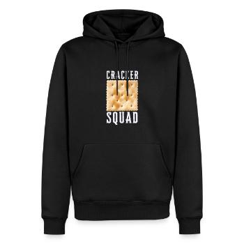 Rosemary Crab Cracker And Flatbread Salty Cracker - Men’s Premium Organic Hoodie - black - Front - Nico (187cm)