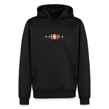 Euskal Presoak Euskal Herria Basque Country - Männer Premium Bio Hoodie - Schwarz - Vorne - Nico (187cm)