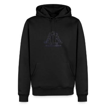 Normal Distribution Statistician Data Scientist - Männer Premium Bio Hoodie - Schwarz - Vorne - Nico (187cm)