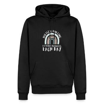 Homeopathy Alternative Medicine, Holistic Nursing - Männer Premium Bio Hoodie - Schwarz - Vorne - Nico (187cm)