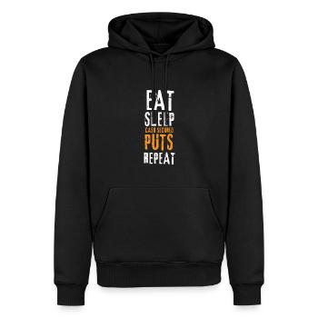 Options Trading Cash Secured Puts Future Forex - Männer Premium Bio Hoodie - Schwarz - Vorne - Nico (187cm)