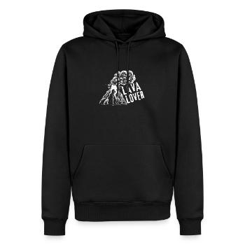 Volcanologists Geologist Magma Volcano - Männer Premium Bio Hoodie - Schwarz - Vorne - Nico (187cm)