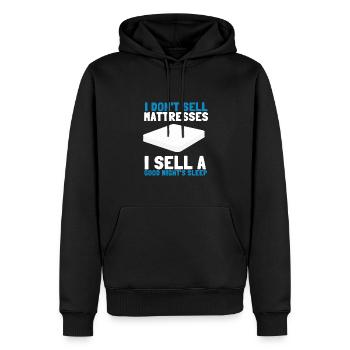 Best Salesman Bed Mattress Doctor - Männer Premium Bio Hoodie - Schwarz - Vorne - Nico (187cm)