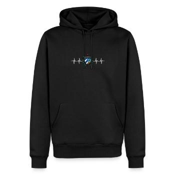 Latino Cuban Cuba Baseball - Männer Premium Bio Hoodie - Schwarz - Vorne - Nico (187cm)