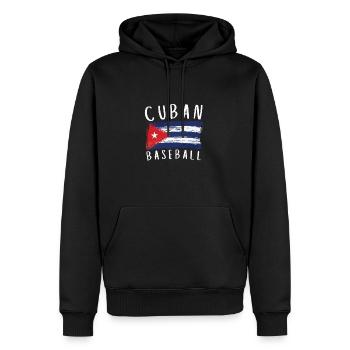 Latino Cuban Cuba Baseball - Männer Premium Bio Hoodie - Schwarz - Vorne - Nico (187cm)