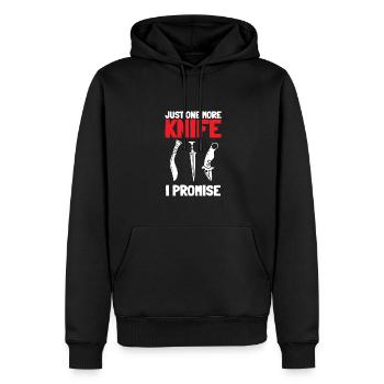 Hunting Knife Collector Flipping Knife, - Männer Premium Bio Hoodie - Schwarz - Vorne - Nico (187cm)