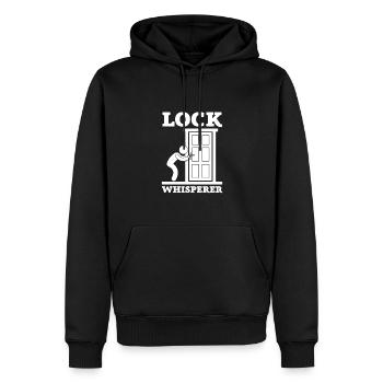 Lockpick Lockpicking Professional Locksmith - Men’s Premium Organic Hoodie - black - Front - Nico (187cm)