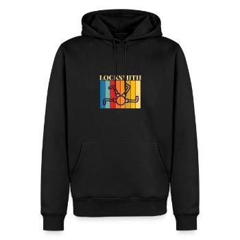 Lockpick Lockpicking Professional Locksmith - Men’s Premium Organic Hoodie - black - Front - Nico (187cm)