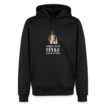 Chanteur ténor Chanteur Chanteur Étudiant en théâtre, Opéra - Sweat à capuche Premium bio Homme - noir - Devant - Nico (187cm)