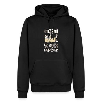 Huzzah Renaissance Festival Ren Faire Knight - Sweat à capuche Premium bio Homme - noir - Devant - Nico (187cm)