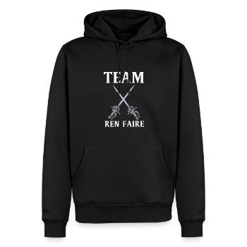 Huzzah Renaissance Festival Ren Faire Knight - Sweat à capuche Premium bio Homme - noir - Devant - Nico (187cm)