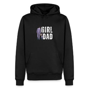 Protective Girl Dad, Dating My Daughter - Männer Premium Bio Hoodie - Schwarz - Vorne - Nico (187cm)