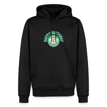 10 ans Science Anniversaire Kid 9 - Sweat à capuche Premium bio Homme - noir - Devant - Nico (187cm)