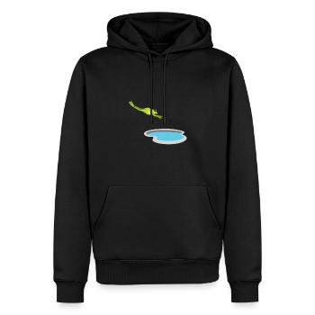 Agalychnis Callidryas Red Eyed Tree Frog - Männer Premium Bio Hoodie - Schwarz - Vorne - Nico (187cm)