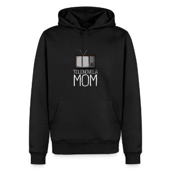 Telenovela Columbianas, émissions hispaniques et feuilletons - Sweat à capuche Premium bio Homme - noir - Devant - Nico (187cm)
