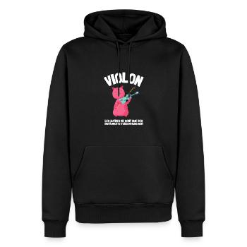 Violon Orchestre Homme Femme Enfants Cadeau - Männer Premium Bio Hoodie - Schwarz - Vorne - Nico (187cm)