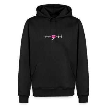 Chirurgie plastique Botox et injecteur d’infirmière esthétique - Sweat à capuche Premium bio Homme - noir - Devant - Nico (187cm)