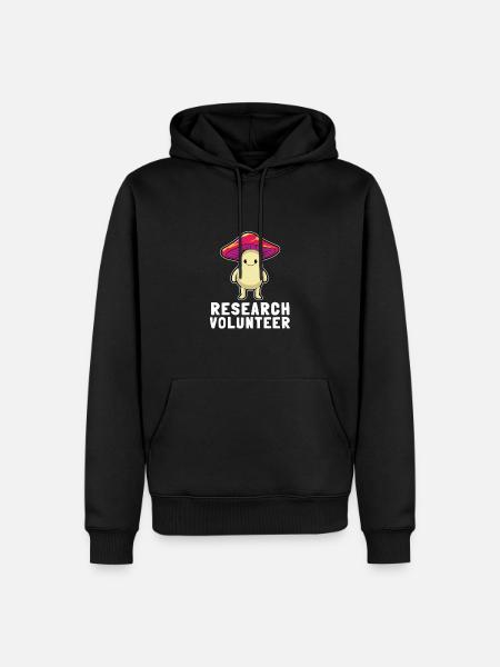 Psychedelic Research Volunteer - Männer Premium Bio Hoodie - Schwarz