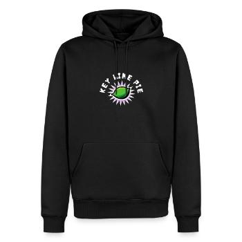 Key Lime Pie Lemon Tart Dessert - Men’s Premium Organic Hoodie - black - Front - Nico (187cm)