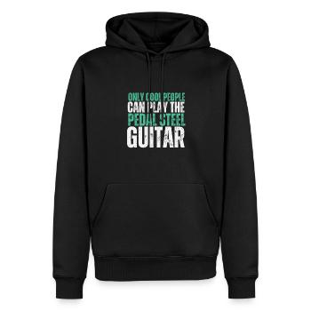 Pedal Steel Guitar - Männer Premium Bio Hoodie - Schwarz - Vorne - Nico (187cm)