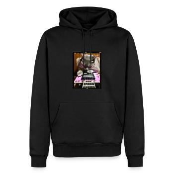 Pedal Steel Guitar - Männer Premium Bio Hoodie - Schwarz - Vorne - Nico (187cm)