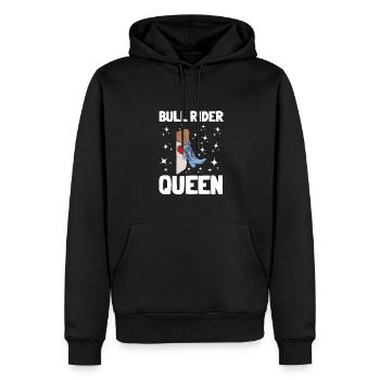 Future Bull Rider Steer Riding - Sweat à capuche Premium bio Homme - noir - Devant - Nico (187cm)