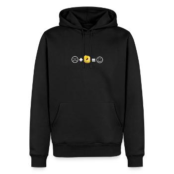 Italian Penne Pasta Tortellini - Männer Premium Bio Hoodie - Schwarz - Vorne - Nico (187cm)