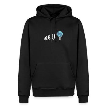 Artificial Intelligence Ai Chat - Männer Premium Bio Hoodie - Schwarz - Vorne - Nico (187cm)