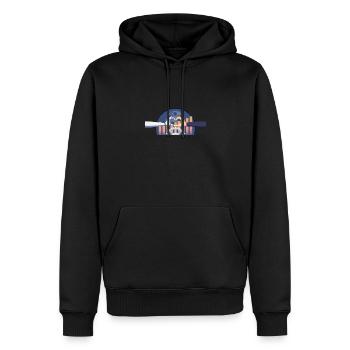 Artificial Intelligence Ai Chat - Männer Premium Bio Hoodie - Schwarz - Vorne - Nico (187cm)