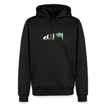 Artificial Intelligence Ai Chat - Männer Premium Bio Hoodie - Schwarz - Vorne - Nico (187cm)