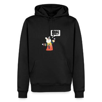 KBBQ Barbecue coréen Kimchi Ramen - Sweat à capuche Premium bio Homme - noir - Devant - Nico (187cm)