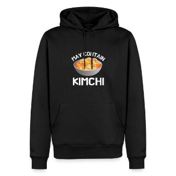 KBBQ Barbecue coréen Kimchi Ramen - Sweat à capuche Premium bio Homme - noir - Devant - Nico (187cm)