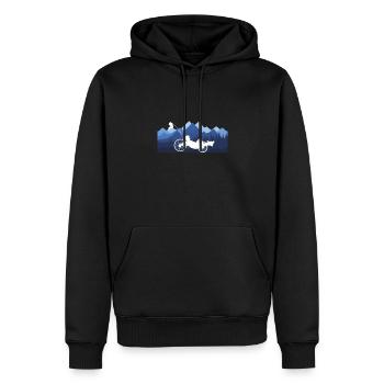 Recumbent Bike And Velomobil - Männer Premium Bio Hoodie - Schwarz - Vorne - Nico (187cm)