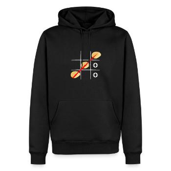 Just A Girl Who Loves Potato Chips - Men’s Premium Organic Hoodie - black - Front - Nico (187cm)