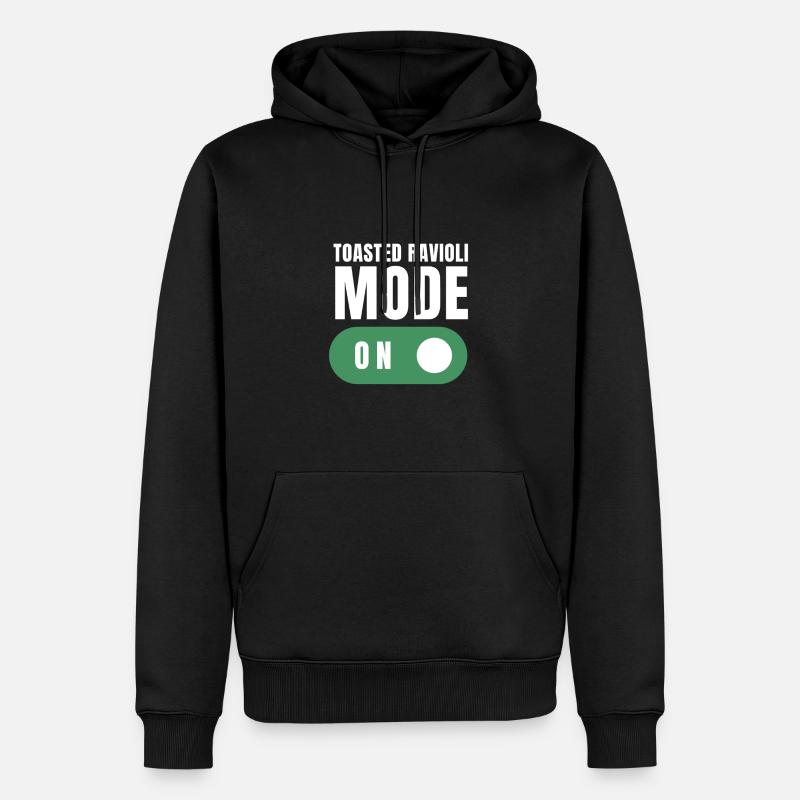 Raviolis grillés à St. Louis - Sweat à capuche Premium bio Homme - noir
