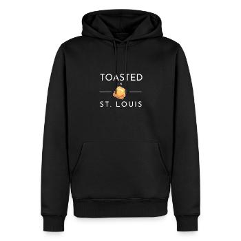 St. Louis Toasted Ravioli - Männer Premium Bio Hoodie - Schwarz - Vorne - Nico (187cm)