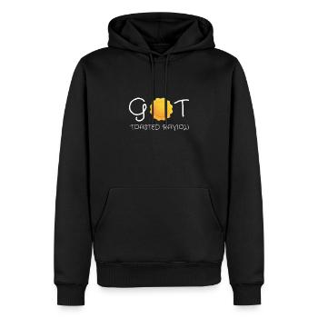 St. Louis Toasted Ravioli - Männer Premium Bio Hoodie - Schwarz - Vorne - Nico (187cm)