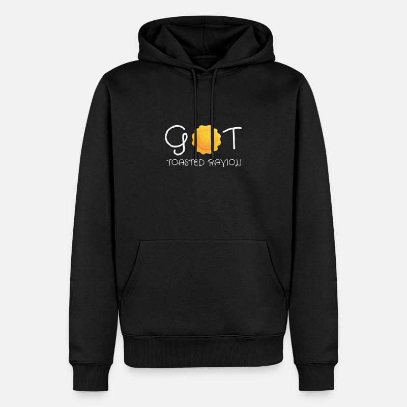 Raviolis grillés à St. Louis - Sweat à capuche Premium bio Homme - noir