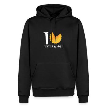 St. Louis Toasted Ravioli - Männer Premium Bio Hoodie - Schwarz - Vorne - Nico (187cm)