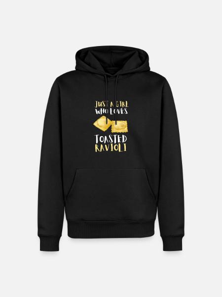 St. Louis Toasted Ravioli - Men’s Premium Organic Hoodie - black