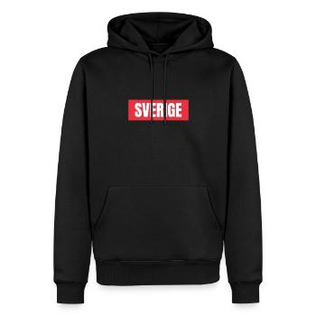 Sverige Sweden Swedish Dala Horse Dalecarlian - Männer Premium Bio Hoodie - Schwarz - Vorne - Nico (187cm)